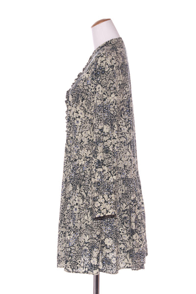 YAS - Teal floral billow sleeve dress! 14