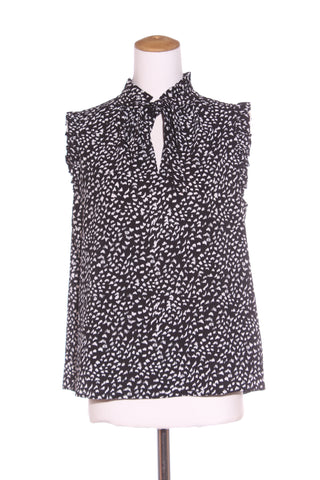 DECJUBA - Frill trim pussy bow tank! 12