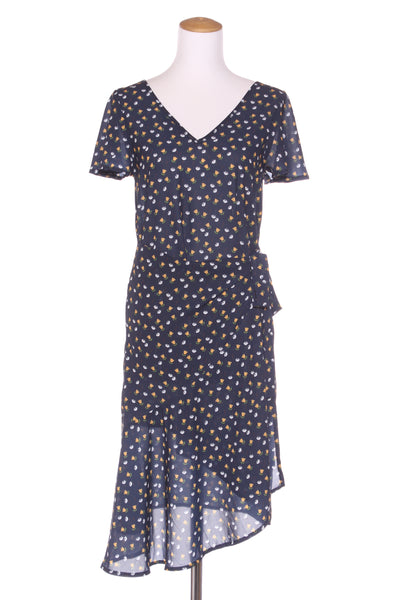 KILT (NZ) Tulip print side wrap dress! 6-8