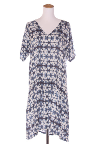 BRIARWOOD - Tie dye print rayon twill dress! 12