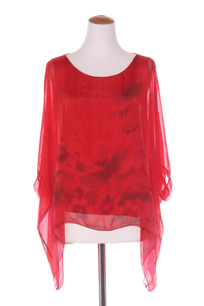 ITALIAN AFFAIR (ITA) Silk blend lined boxy top! 10-14