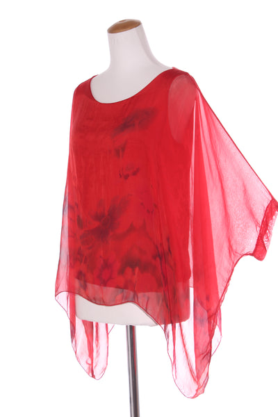 ITALIAN AFFAIR (ITA) Silk blend lined boxy top! 10-14