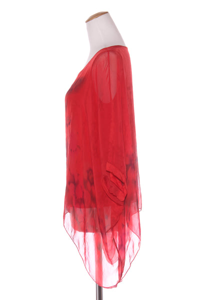 ITALIAN AFFAIR (ITA) Silk blend lined boxy top! 10-14