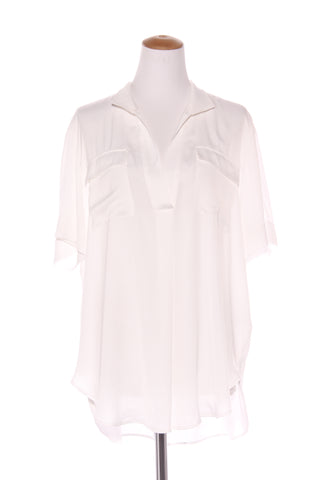 MOTTO - Silky cargo S/S blogger shirt - White! 16