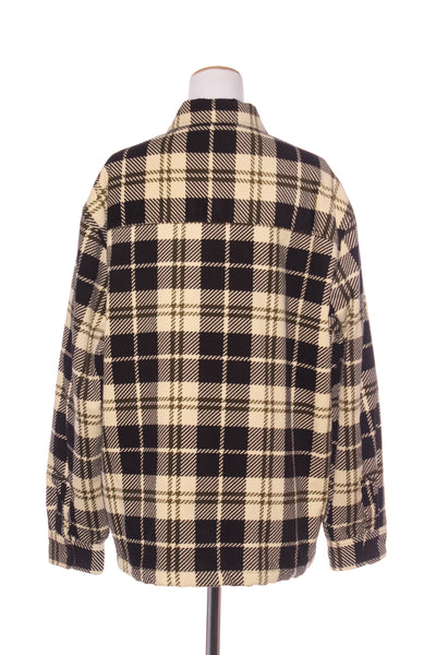 H&M (LN) Plaid corduroy padded jacket! 16
