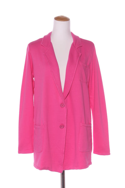 SUZY D (ITA) BN "Max" long blazer - Fuchsia! 10-12