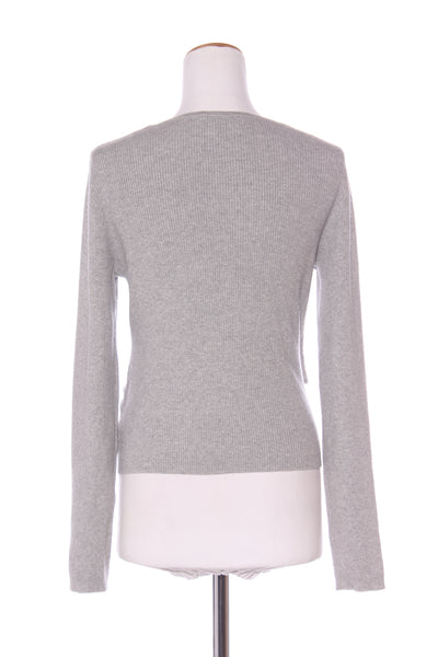 WITCHERY - Wool blend rib knit crossover front top! 12