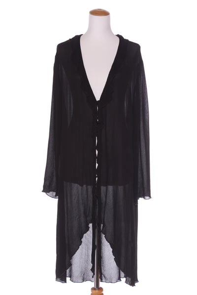 TCD (NZ) Ruffle detail sheer duster! 16-18