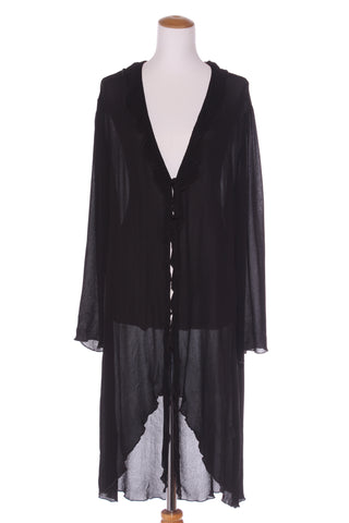 TCD (NZ) Ruffle detail sheer duster! 16-18