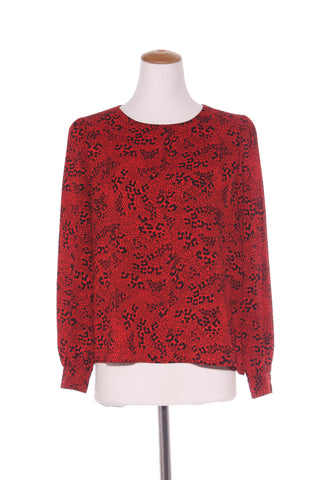 SEED - Animal print padded shoulder top! 12