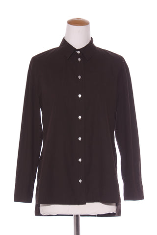VASSALLI - Cotton poplin shirt - Black! 10