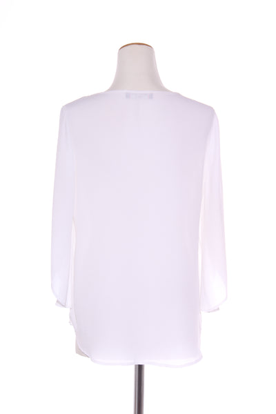 BETTIE MONROE (NZ) Flute sleeve white blouse! 10