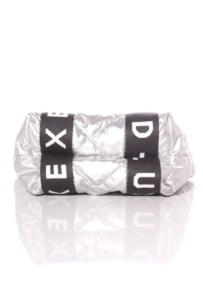 DECJUBA (LN) D-LUXE - Quilted silver bag!