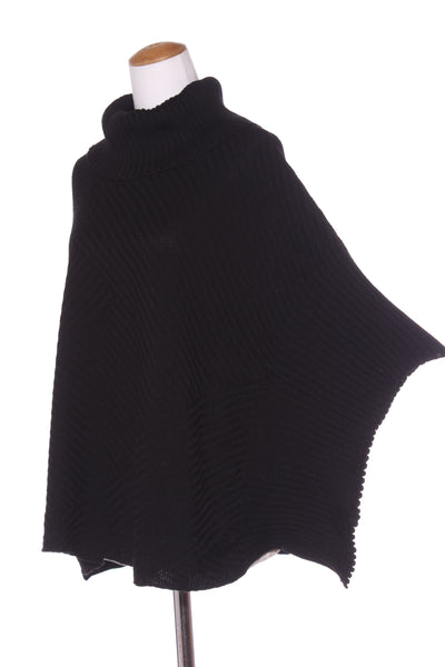 STANDARD ISSUE (NZ) Merino rib knit poncho! 10-14