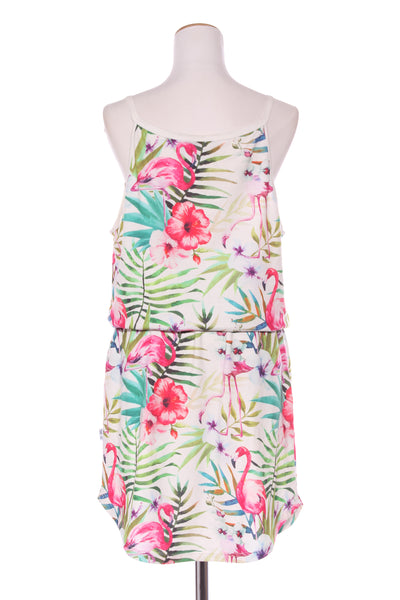 HOME-LEE - Tropical flamingo print dress! 10-12