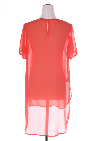 HARRÏE & SAM (NZ) Orange chiffon scoop hem tunic! 12