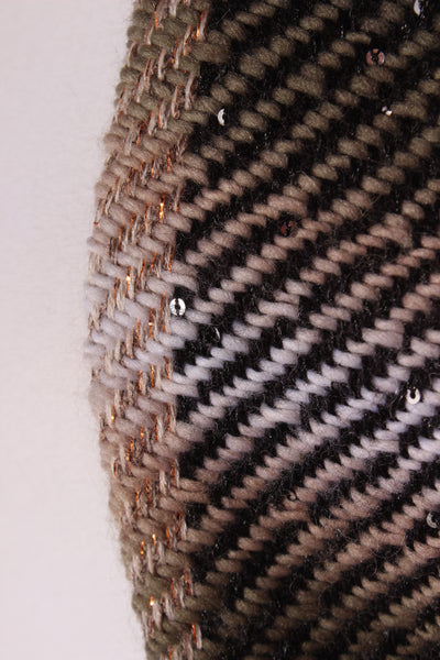 HANDWOVEN By Wilma Rajka-Van Vetze - Wool knit cardi! 8-14