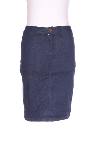 PQ - Corset lace back denim skirt! 8-10
