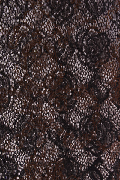 STORM - Velvet flocked lace top 12