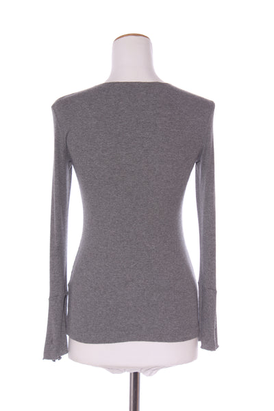 REPERTOIRE (NZ) "Eiffel" rib knit L/S flare sleeve tee! 8-10