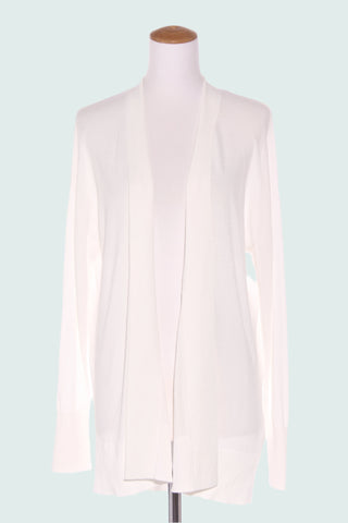 ZARA - White sheer viscose/nylon cardi! 10-12