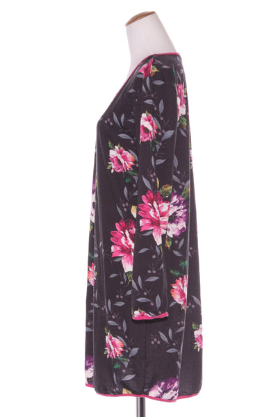 CHARLO - Black floral jersey dress! 14