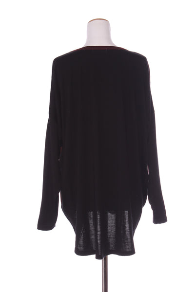 DUO (LN) Drawstring hem Amiens merino splice top! 18