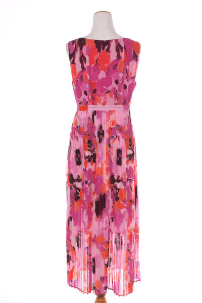 JACQUI.E - Abstract print pleated midi dress! 14