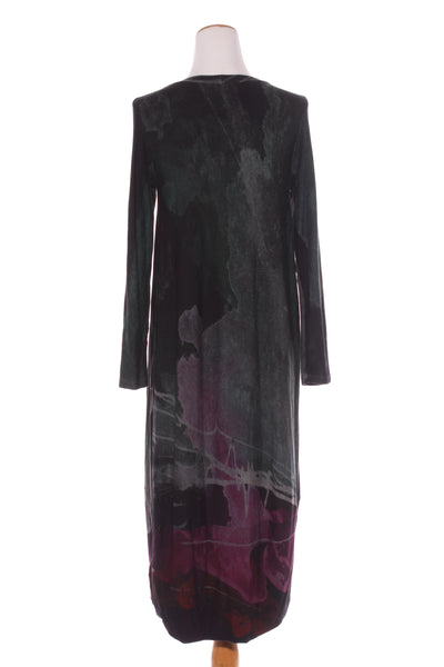CREA CONCEPT - Abstract print soft knit midi dress! 10-12