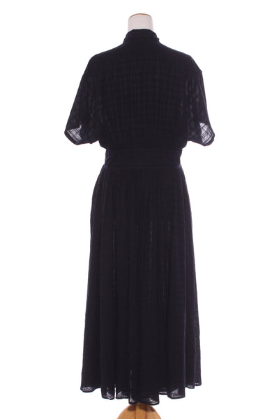 MAX - Self check maxi shirt dress - Navy! 14