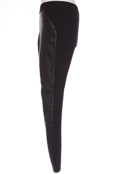 GRACE HILL (BN) Leather panel ponte pant! 10