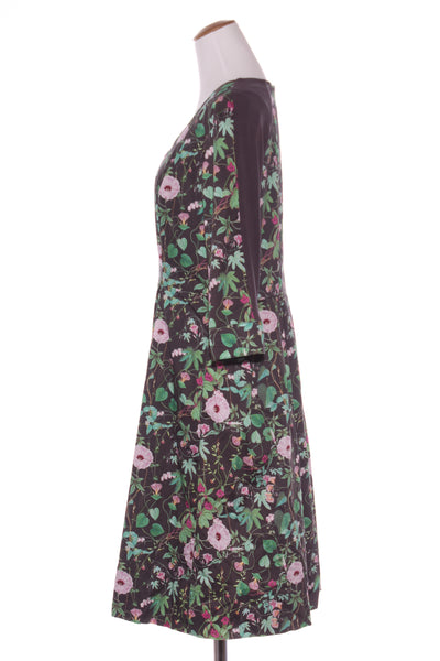 WILSON TROLLOPE - Pleated skirt floral dress + pockets! 14