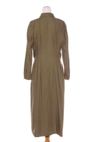 ZARA - Pintuck waist cotton shirt dress! 16