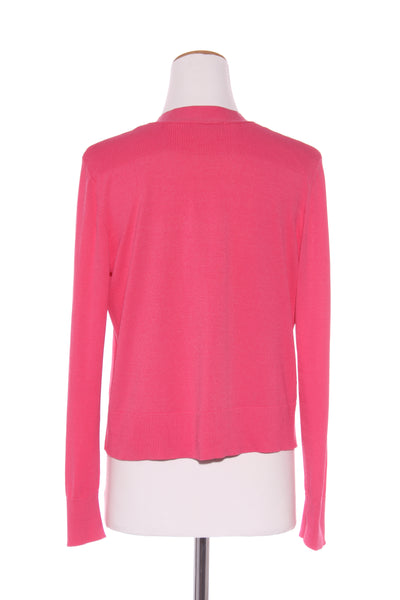 FOIL - Pink viscose knit cardi! 12