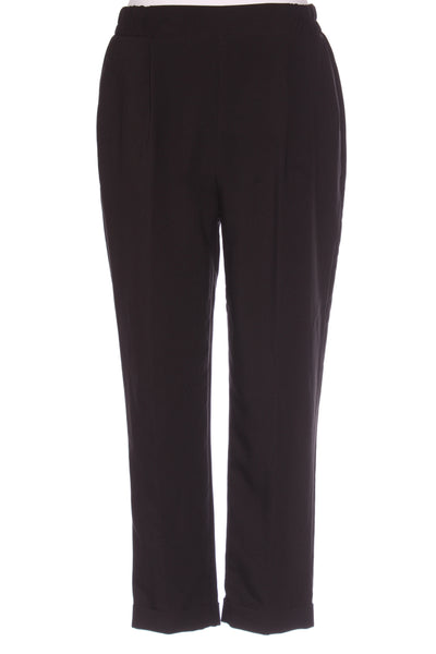 PAQUITA (ITA) "Nero" pleat front ankle grazer pant! 12