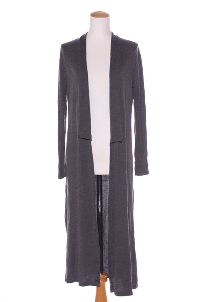 METALICUS (AU) Merino blend maxi cardi - Grey! 8-14