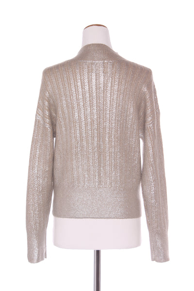 LILI SIDONIO - Silver foil knit jumper! 12