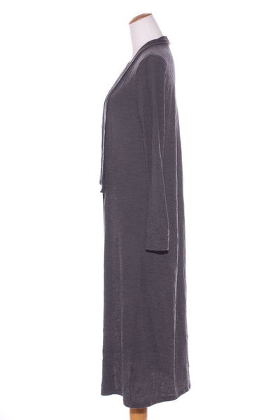 METALICUS (AU) Merino blend maxi cardi - Grey! 8-14