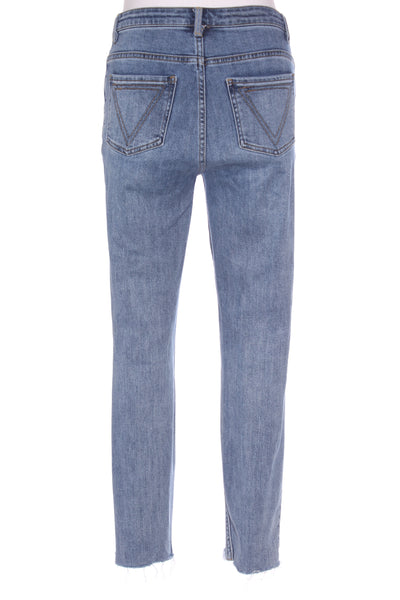 SHINE ON - Distressed raw hem jean! 10