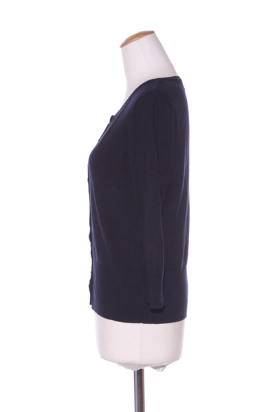 OLIVER BLACK (LN) Crew neck viscose knit cardi - Navy! 12