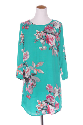 JOULES - Green floral dress! 10-12