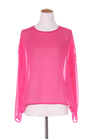 HARRÏE & SAM (NZ) Pink chiffon Tomi top! 8-14