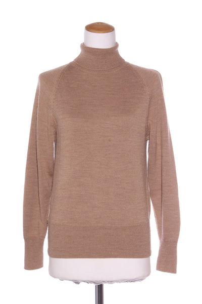 COUNTRY ROAD - Camel melange verified merino roll neck! 8-10