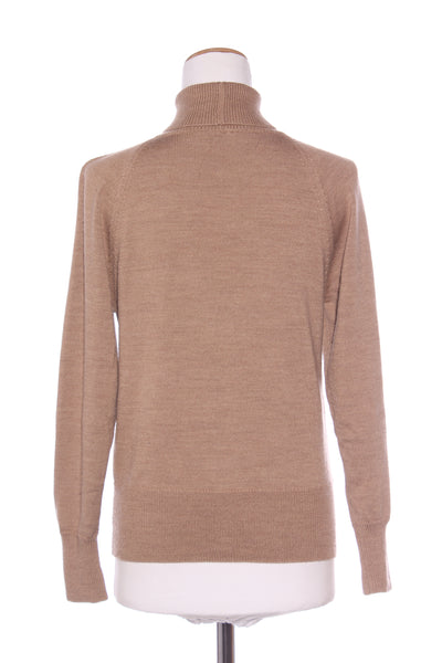 COUNTRY ROAD - Camel melange verified merino roll neck! 8-10