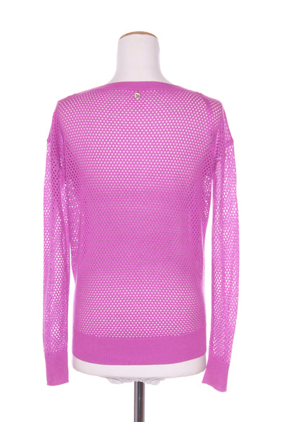 LORNA JANE KNIT - Vivid purple mesh panel knit! 8-10