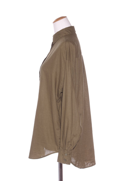 BARE by Charlie Holiday - Hemp + organic cotton shirt! 10-12