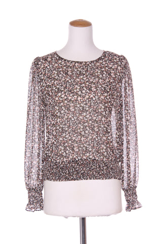 AMONG THE BRAVE - Posy print shirred blouse! 8