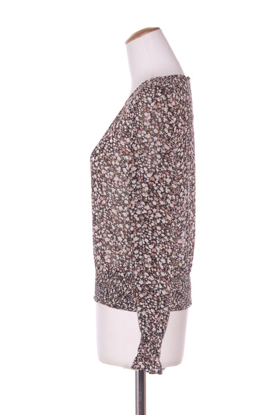 AMONG THE BRAVE - Posy print shirred blouse! 8