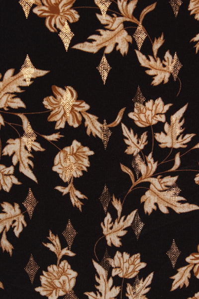 AUGUSTINE - Floral + gold metallic detail blouse! 12