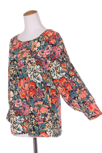 ZAFINA - Floral print balloon sleeve top! 10